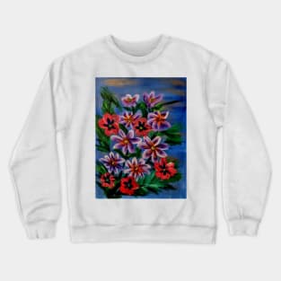some wildflowers in metallic paint Crewneck Sweatshirt